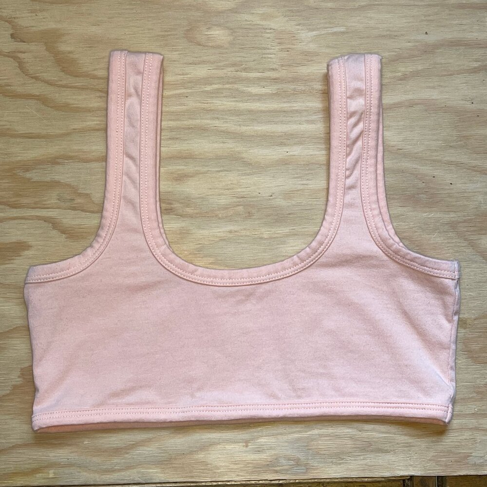 🍑 ARQ WIDE STRAP Bra CREAMSICLE Peach Bralette SIZE M Excellent Condition RARE